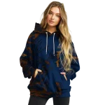 personalized utep miners deer silhouette blue hoodie best selling