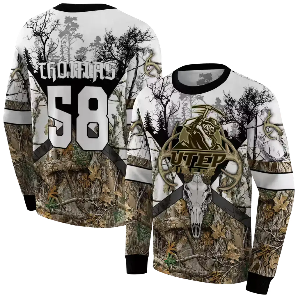 personalized utep miners forest silhouette hoodie premium grade personalized utep miners forest silhouette hoodie premium grade