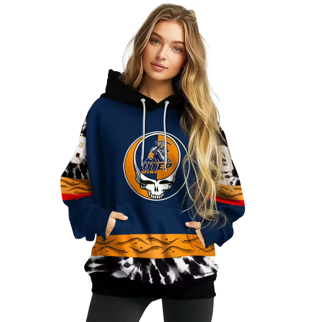 personalized utep miners grateful vibes blue hoodie high quality personalized utep miners grateful vibes blue hoodie high quality