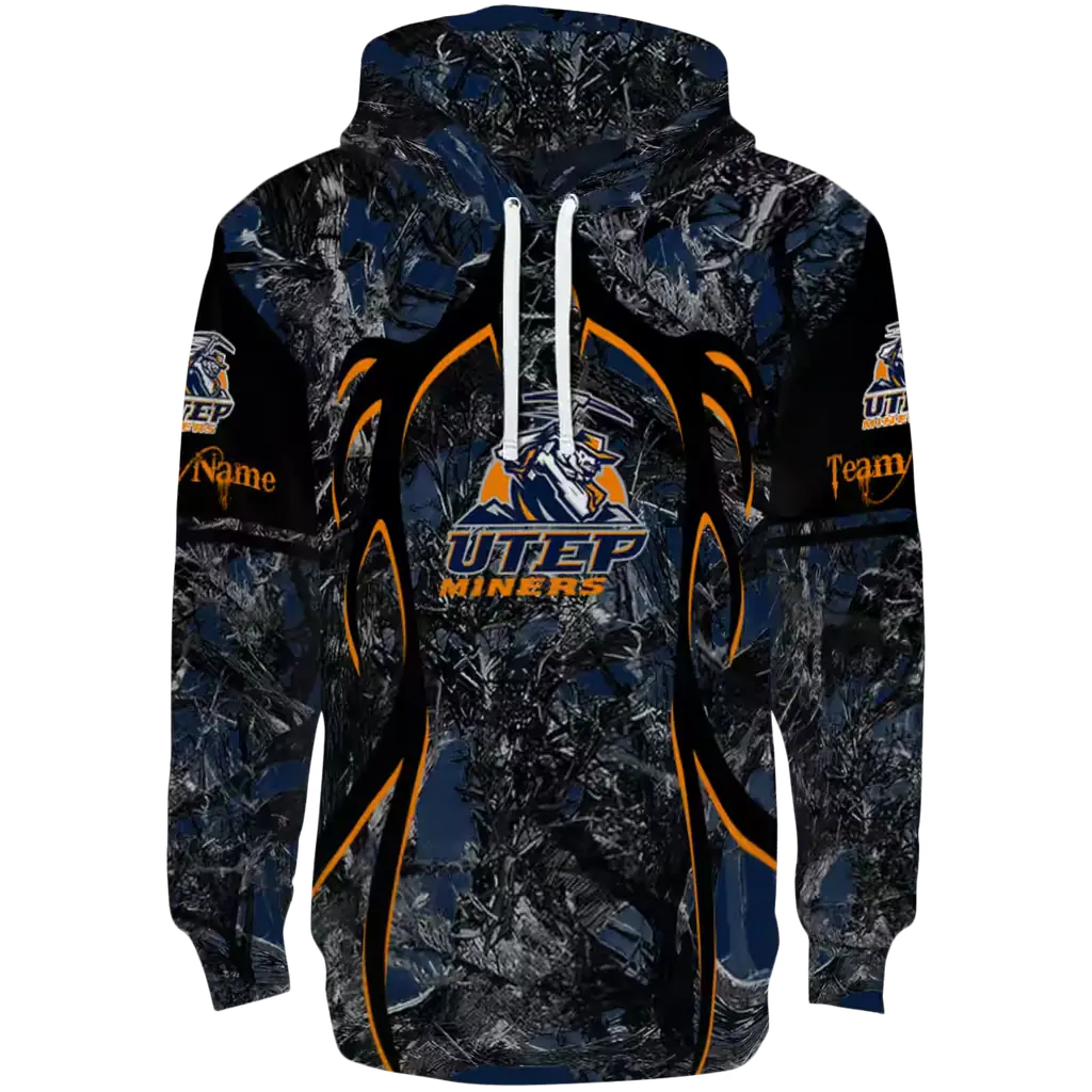 personalized utep miners hunting theme blue black hoodie best selling personalized utep miners hunting theme blue black hoodie best selling