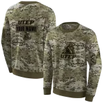 personalized utep miners military style hoodie best selling