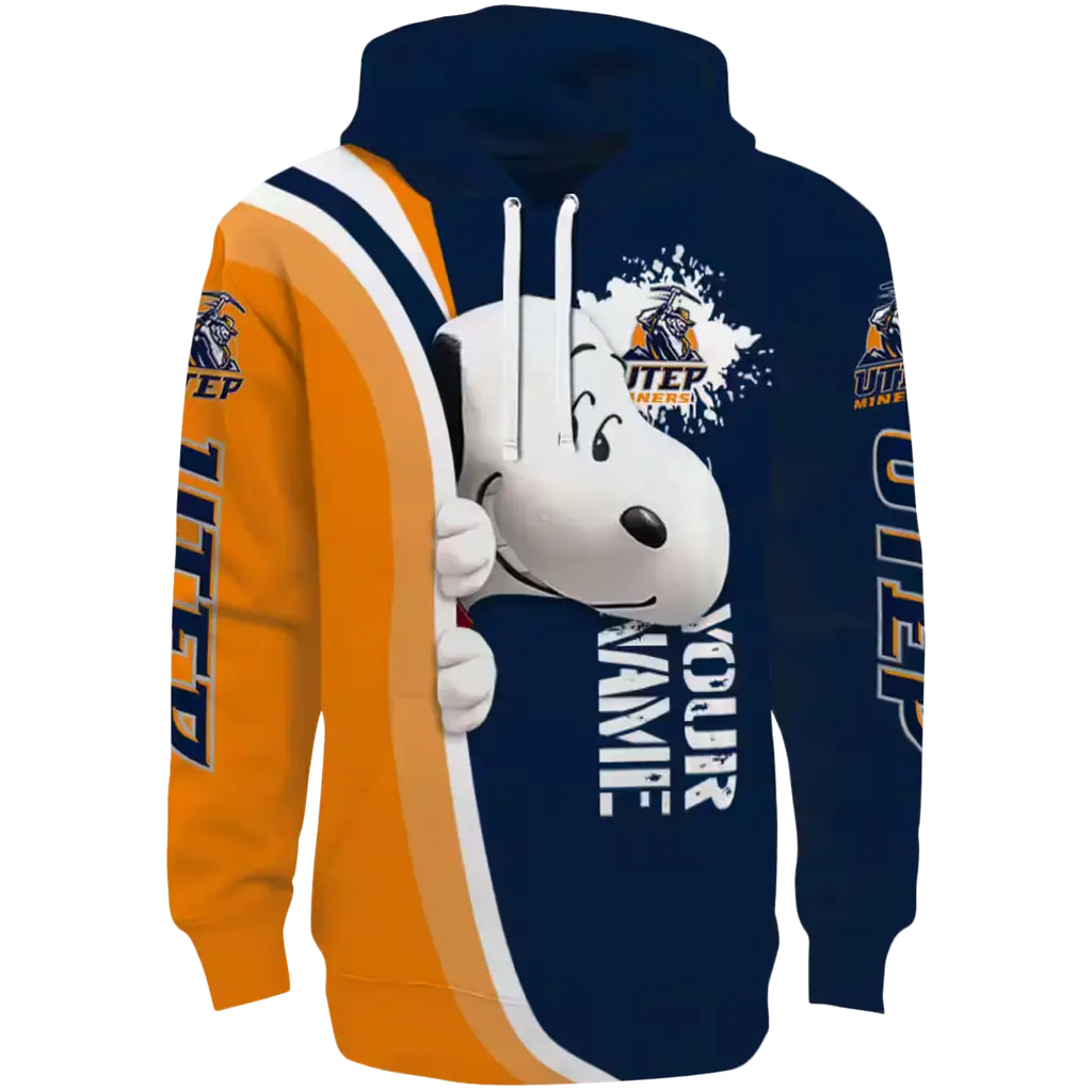 personalized utep miners peeking snoopy blue hoodie best selling personalized utep miners peeking snoopy blue hoodie best selling
