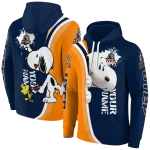 personalized utep miners peeking snoopy blue hoodie best selling