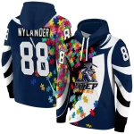 personalized utep miners puzzle pieces blue hoodie best selling