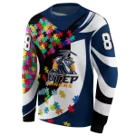 personalized utep miners puzzle pieces blue hoodie best selling