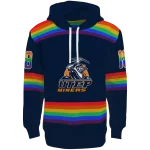 personalized utep miners rainbow stripes blue hoodie best selling