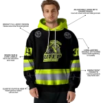 personalized utep miners safety motif black neon green hoodie best selling