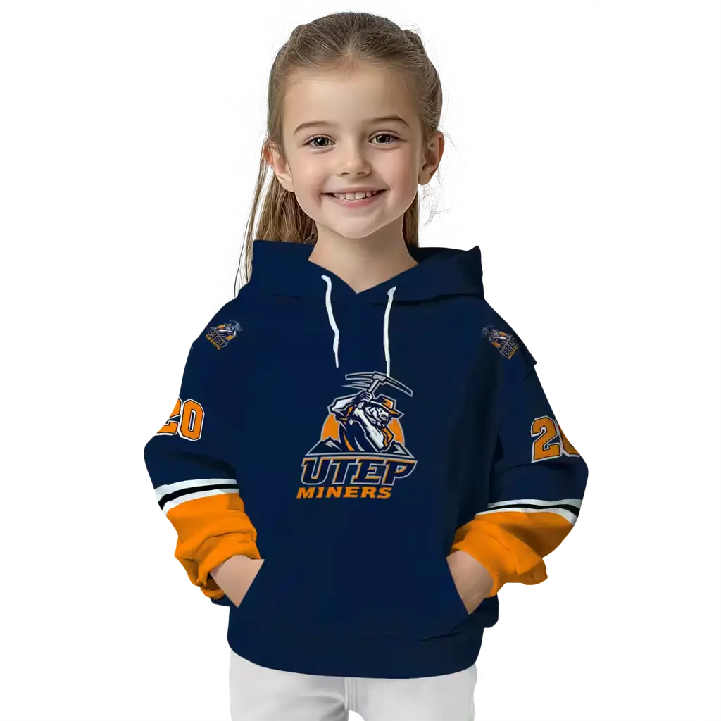 personalized utep miners striped sleeves blue hoodie top rated personalized utep miners striped sleeves blue hoodie top rated