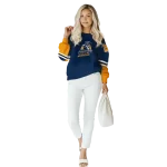 personalized utep miners striped sleeves blue hoodie best selling