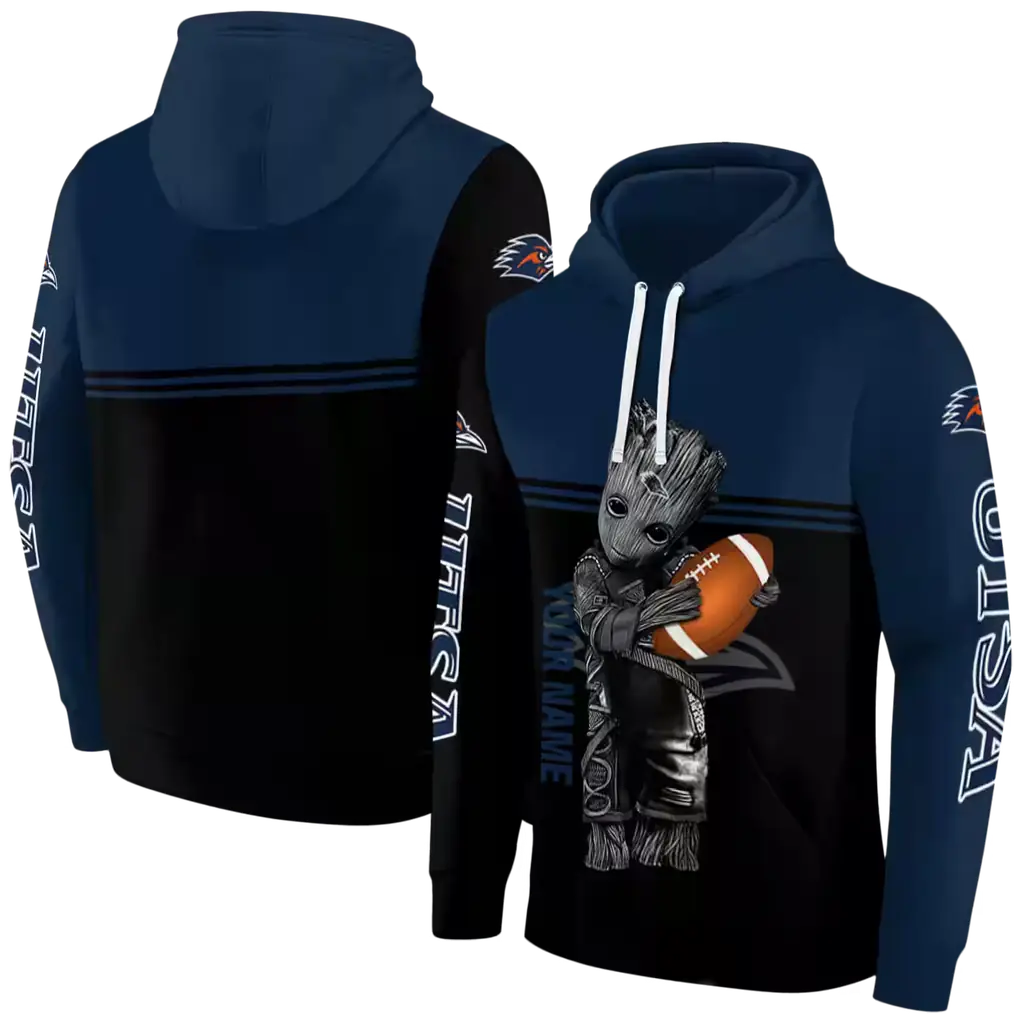 personalized utsa roadrunners baby groot orange black hoodie fashion forward personalized utsa roadrunners baby groot orange black hoodie fashion forward