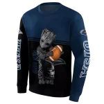 personalized utsa roadrunners baby groot orange black hoodie best selling