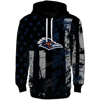 personalized utsa roadrunners distressed flag orange black hoodie best selling