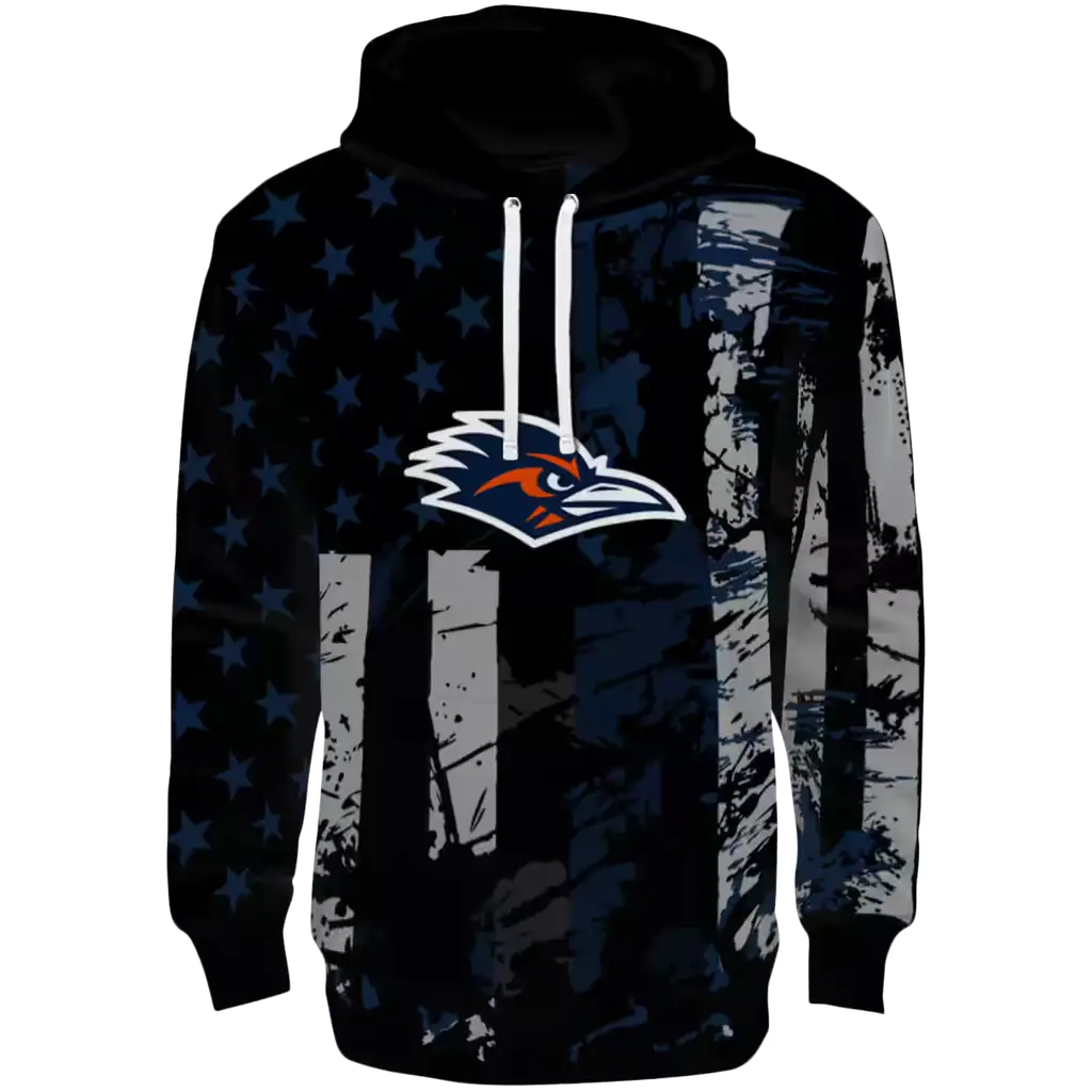 personalized utsa roadrunners distressed flag orange black hoodie best selling personalized utsa roadrunners distressed flag orange black hoodie best selling