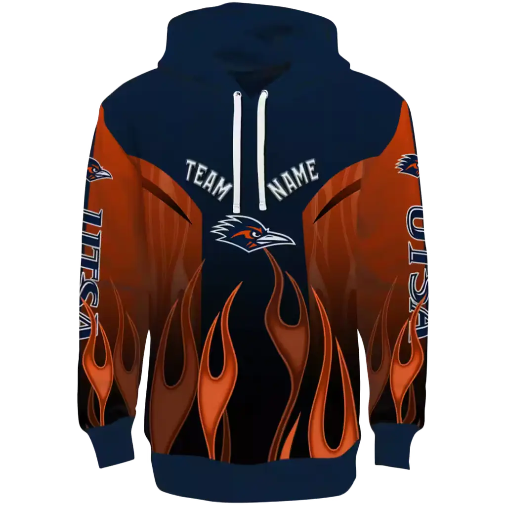 personalized utsa roadrunners flame design orange hoodie best selling personalized utsa roadrunners flame design orange hoodie best selling