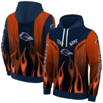 personalized utsa roadrunners flame design orange hoodie best selling