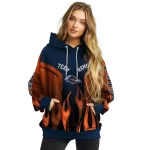 personalized utsa roadrunners flame design orange hoodie best selling