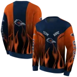 personalized utsa roadrunners flame design orange hoodie best selling