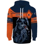 personalized utsa roadrunners grim reaper orange black hoodie best selling