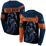 personalized utsa roadrunners grim reaper orange black hoodie best selling