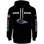 personalized utsa roadrunners punisher skull black hoodie best selling
