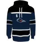 personalized utsa roadrunners striped pattern orange hoodie best selling