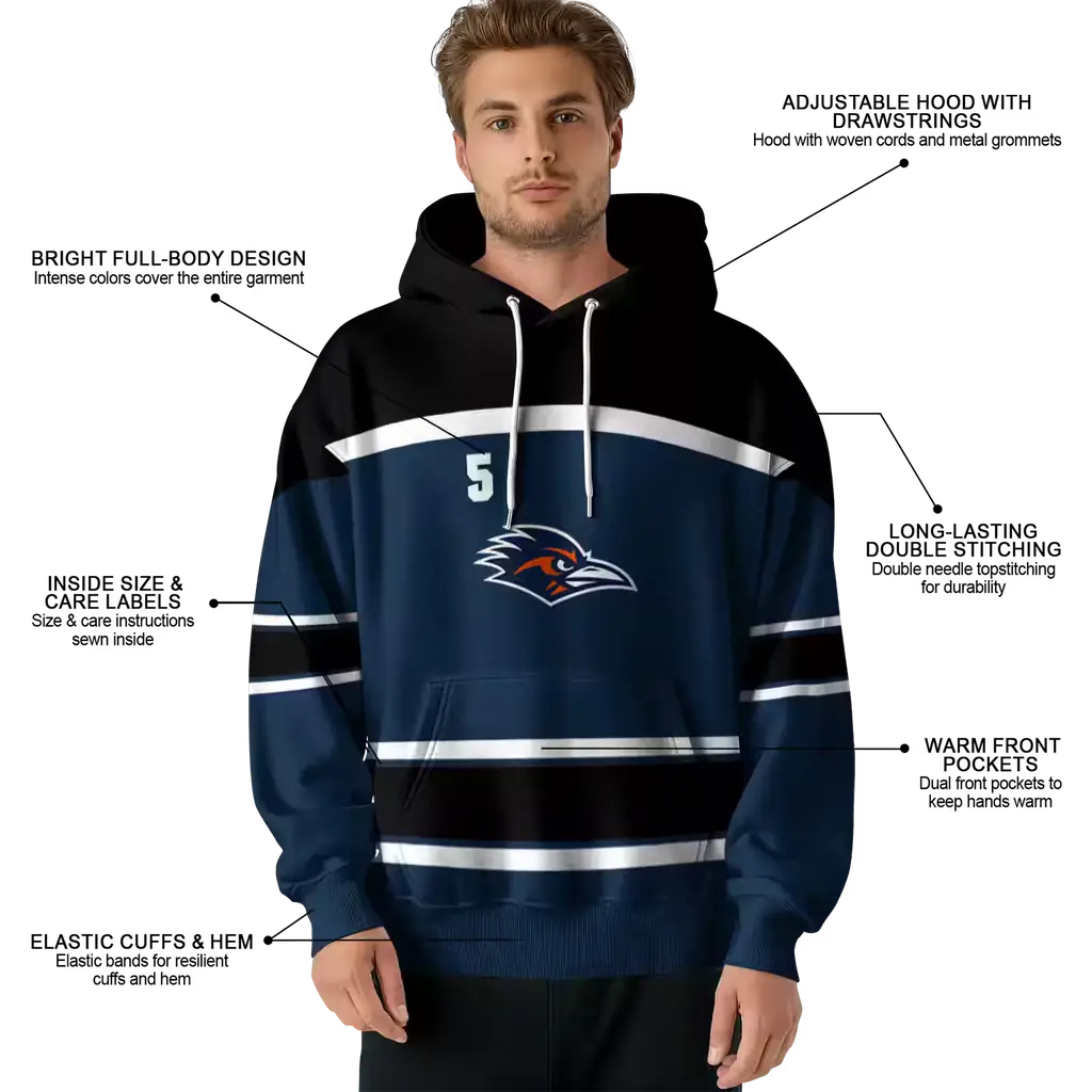 personalized utsa roadrunners striped pattern orange hoodie latest model personalized utsa roadrunners striped pattern orange hoodie latest model