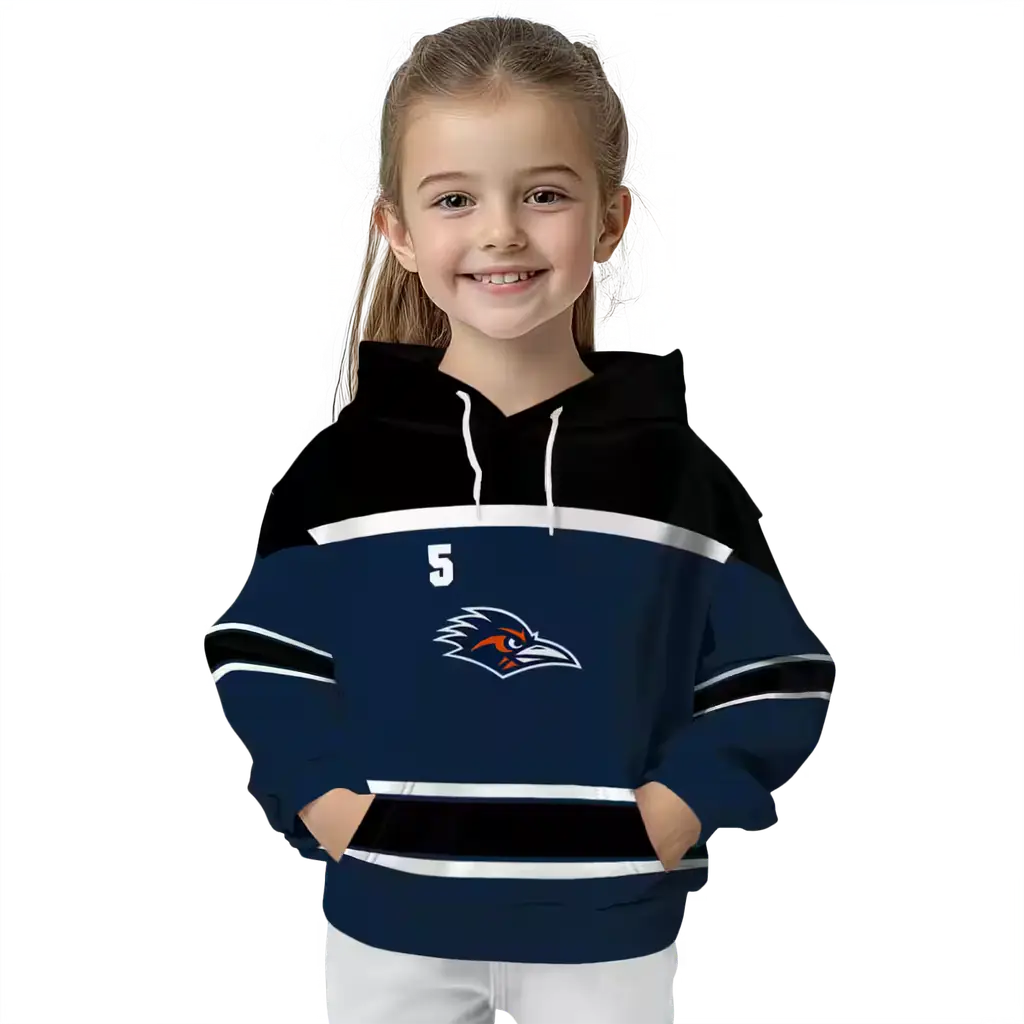 personalized utsa roadrunners striped pattern orange hoodie top rated personalized utsa roadrunners striped pattern orange hoodie top rated