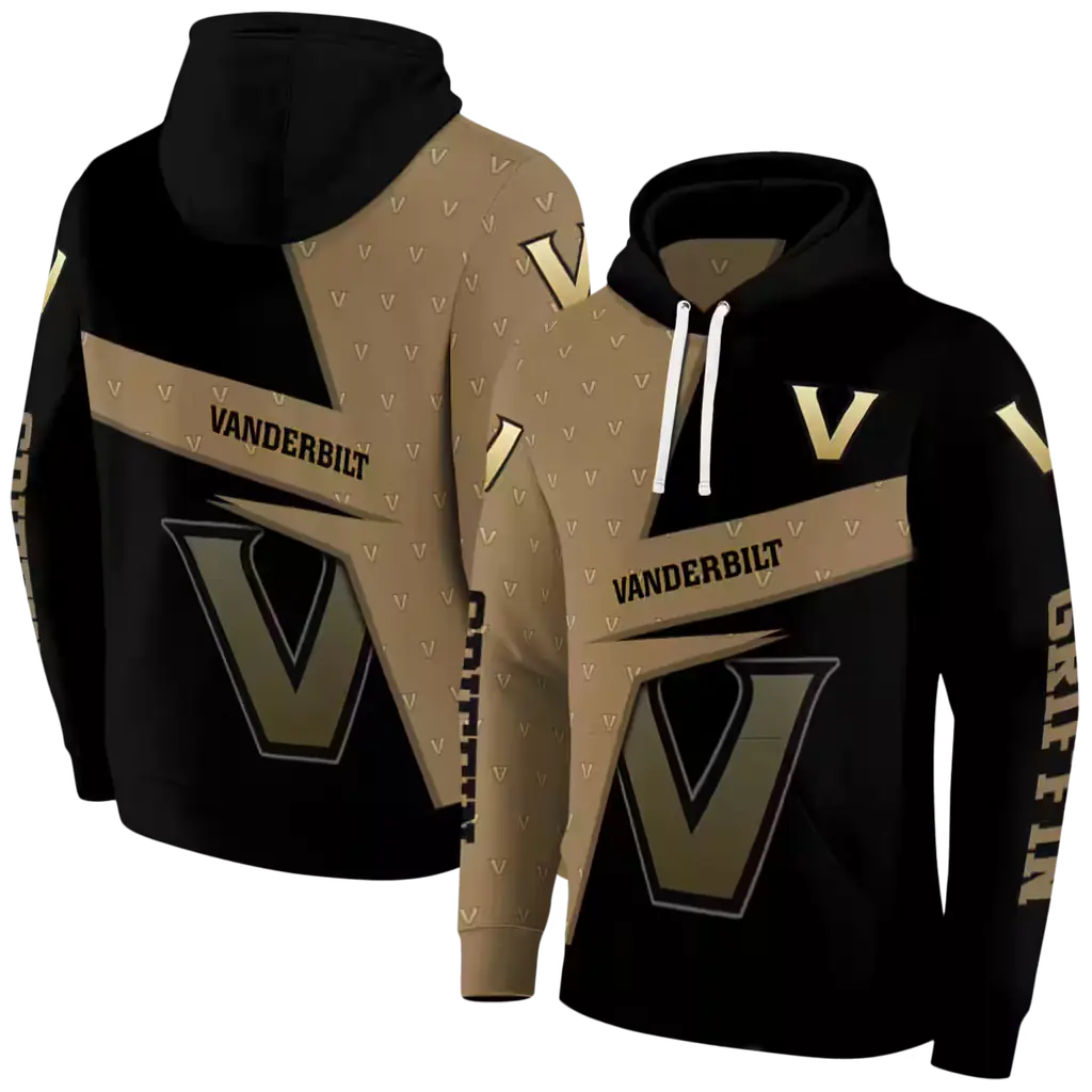 personalized vanderbilt commodores abstract shape black hoodie fashion forward personalized vanderbilt commodores abstract shape black hoodie fashion forward