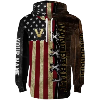 personalized vanderbilt commodores american pride hoodie best selling