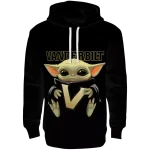 personalized vanderbilt commodores baby yoda black hoodie best selling