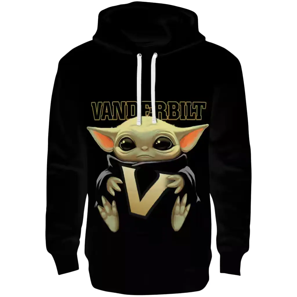 personalized vanderbilt commodores baby yoda black hoodie best selling personalized vanderbilt commodores baby yoda black hoodie best selling