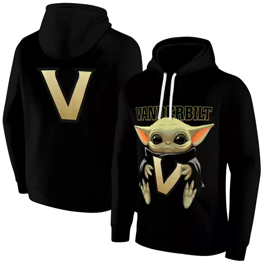 personalized vanderbilt commodores baby yoda black hoodie fashion forward personalized vanderbilt commodores baby yoda black hoodie fashion forward