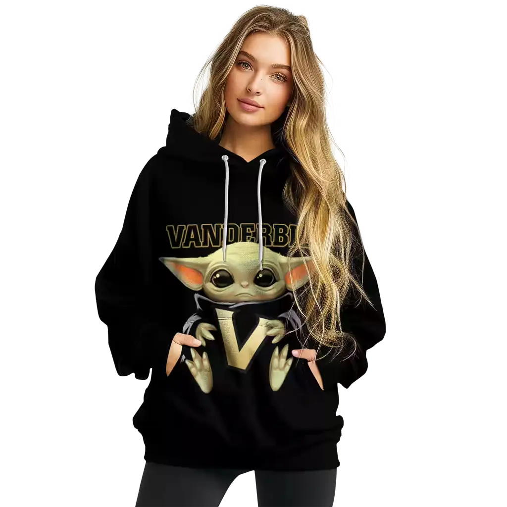 personalized vanderbilt commodores baby yoda black hoodie high quality personalized vanderbilt commodores baby yoda black hoodie high quality