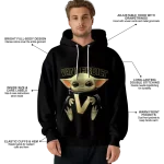 personalized vanderbilt commodores baby yoda black hoodie best selling