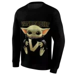 personalized vanderbilt commodores baby yoda black hoodie best selling