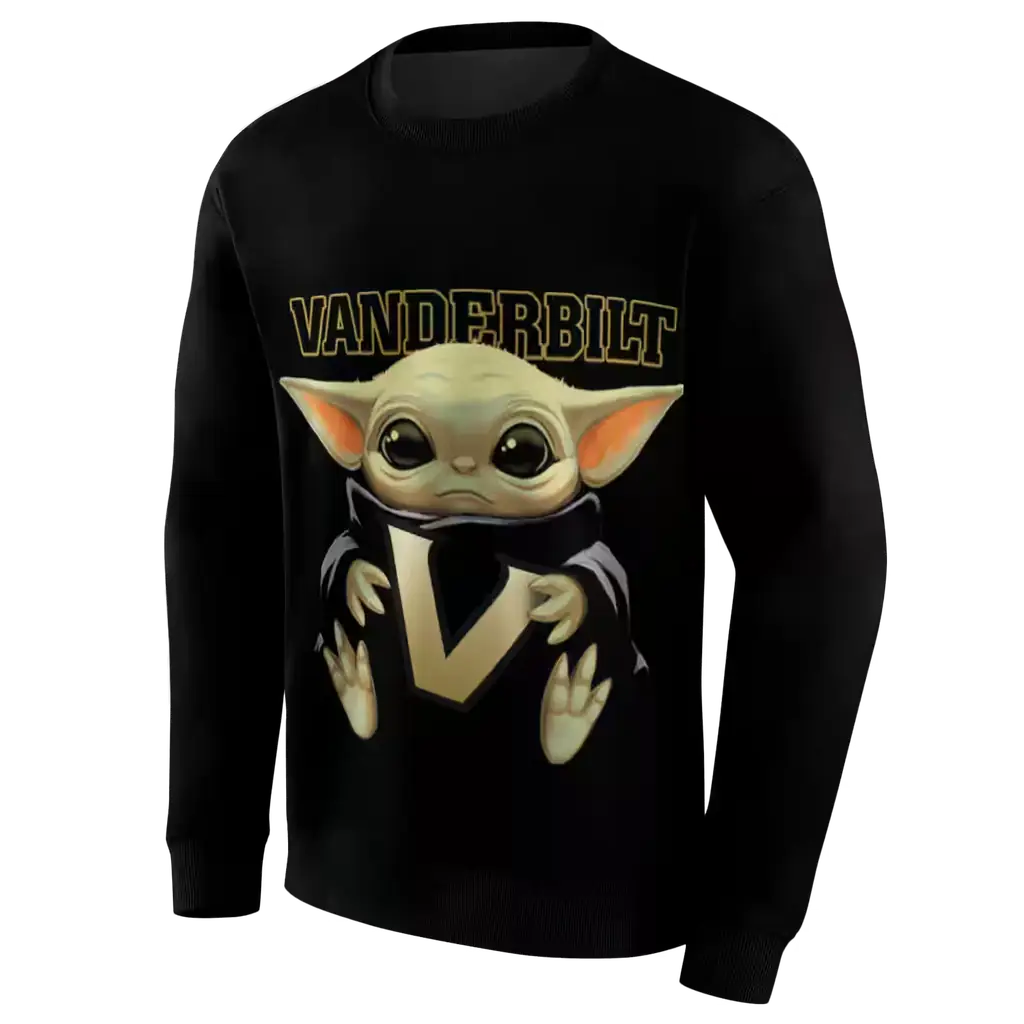 personalized vanderbilt commodores baby yoda black hoodie new arrival personalized vanderbilt commodores baby yoda black hoodie new arrival