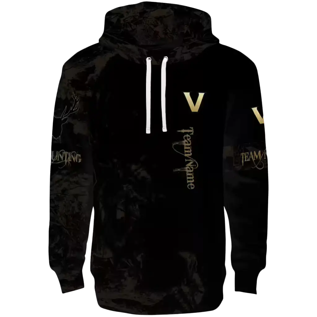 personalized vanderbilt commodores deer silhouette black hoodie best selling personalized vanderbilt commodores deer silhouette black hoodie best selling