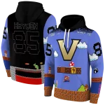 personalized vanderbilt commodores mario blue black hoodie best selling