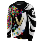 personalized vanderbilt commodores puzzle pieces black hoodie best selling