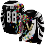 personalized vanderbilt commodores puzzle pieces black hoodie best selling