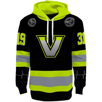personalized vanderbilt commodores safety motif black neon green hoodie best selling