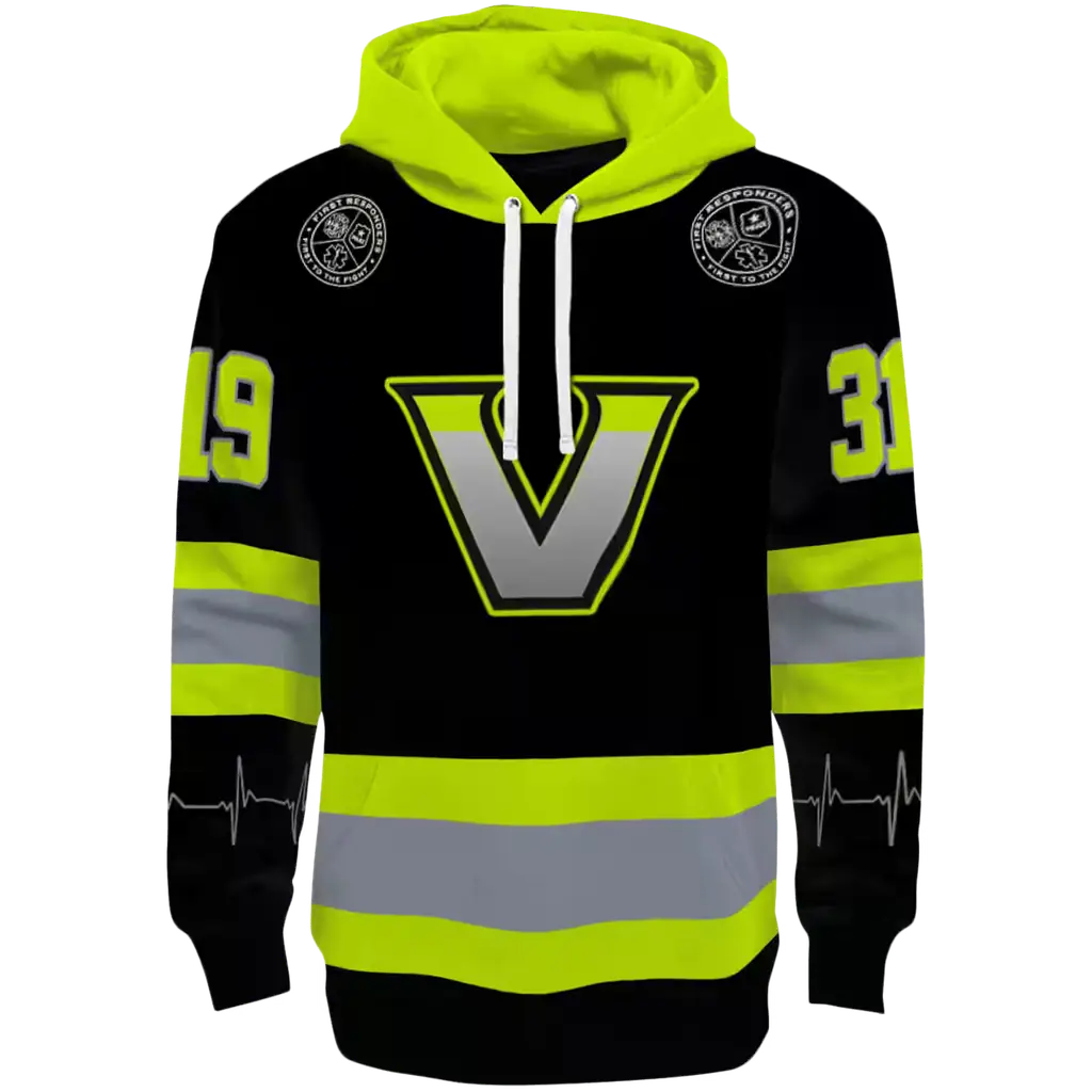 personalized vanderbilt commodores safety motif black neon green hoodie best selling personalized vanderbilt commodores safety motif black neon green hoodie best selling