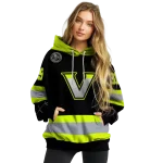 personalized vanderbilt commodores safety motif black neon green hoodie best selling
