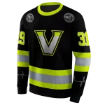 personalized vanderbilt commodores safety motif black neon green hoodie best selling