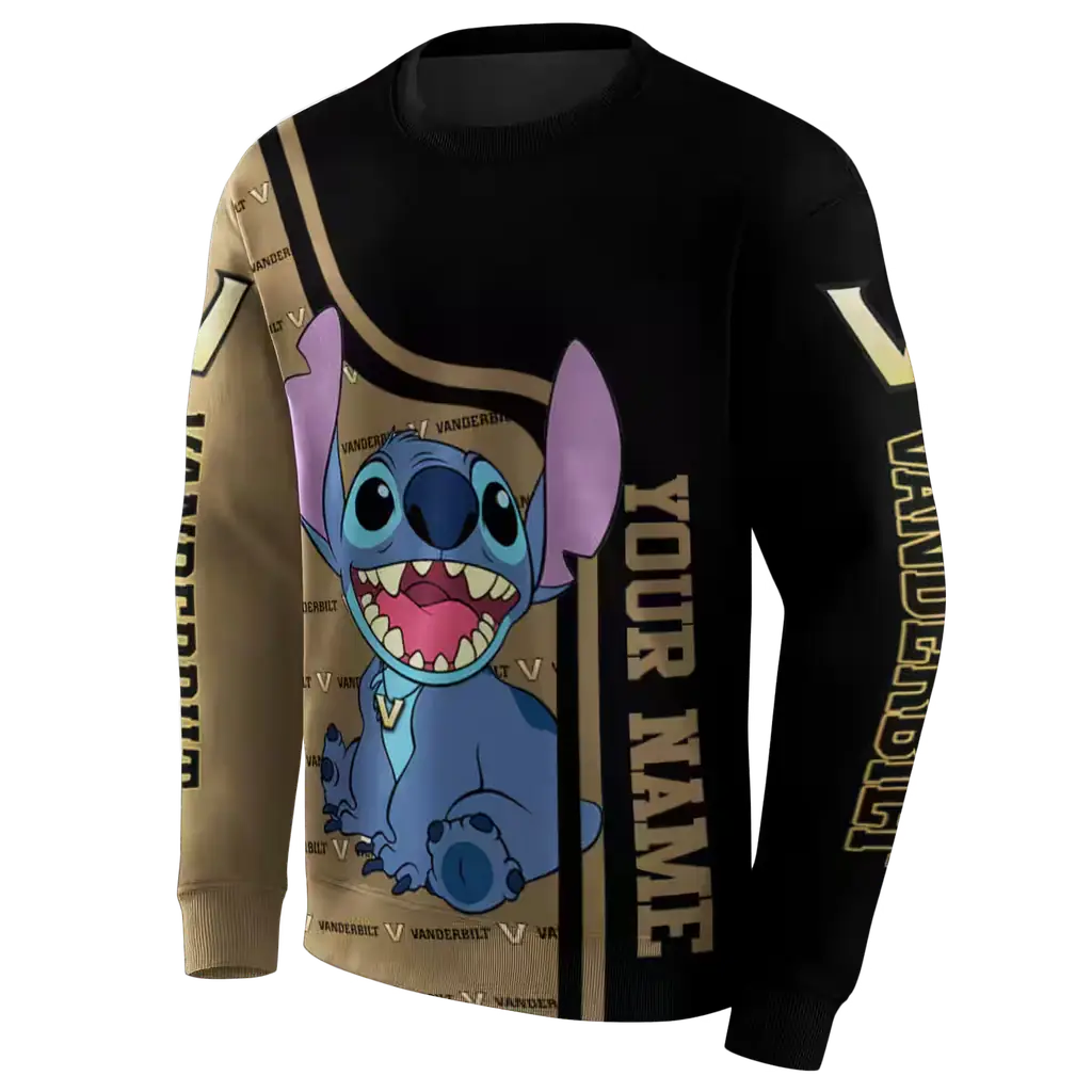 personalized vanderbilt commodores stitch black hoodie new arrival personalized vanderbilt commodores stitch black hoodie new arrival