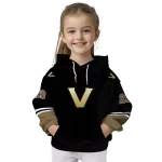 personalized vanderbilt commodores striped sleeves black hoodie best selling