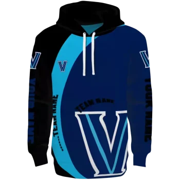 personalized villanova wildcats minimalist design navy black hoodie best selling