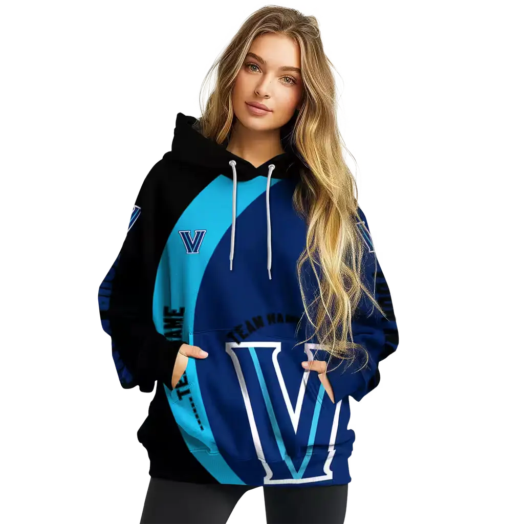 personalized villanova wildcats minimalist design navy black hoodie high quality personalized villanova wildcats minimalist design navy black hoodie high quality