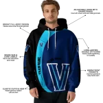 personalized villanova wildcats minimalist design navy black hoodie best selling