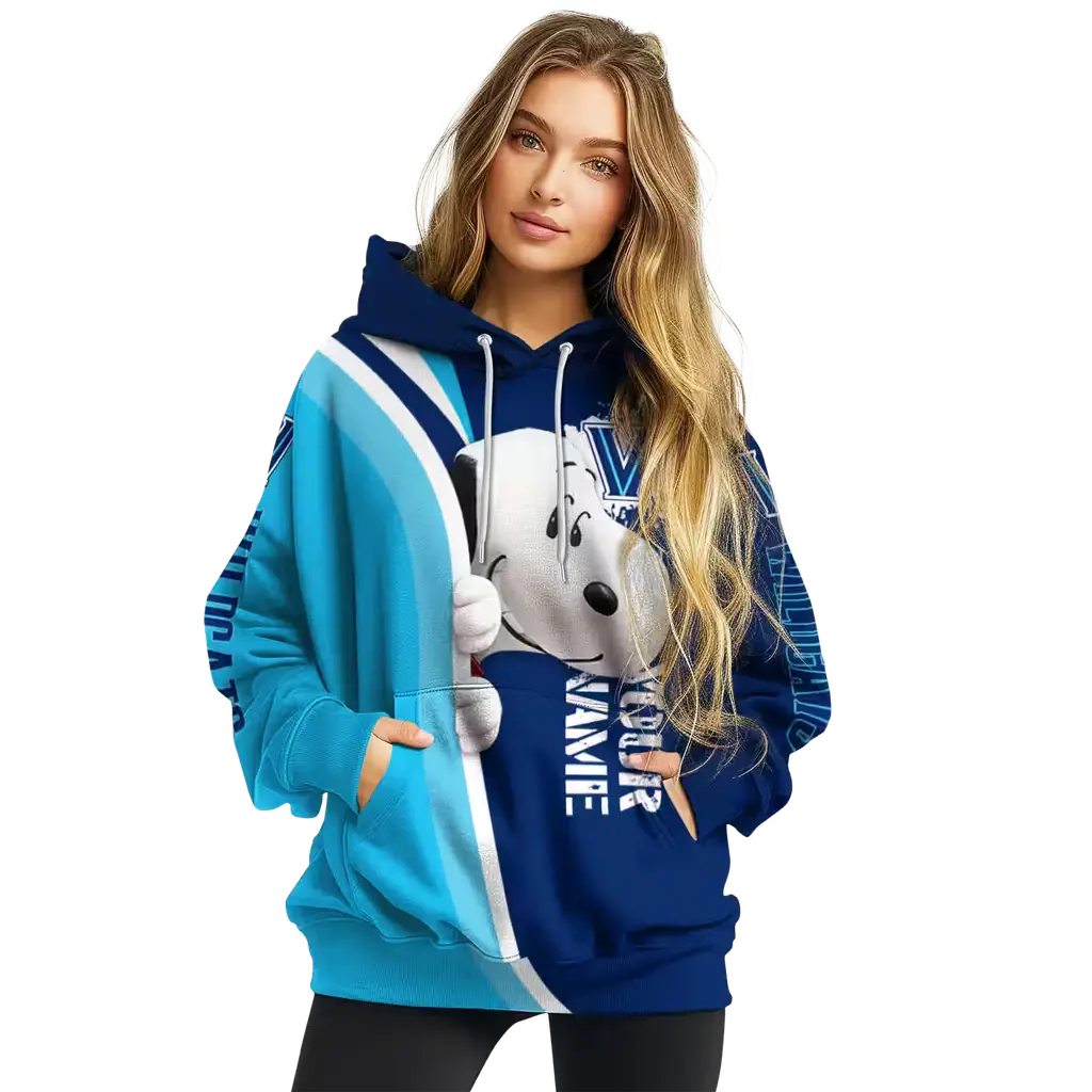 personalized villanova wildcats peeking snoopy navy hoodie high quality personalized villanova wildcats peeking snoopy navy hoodie high quality
